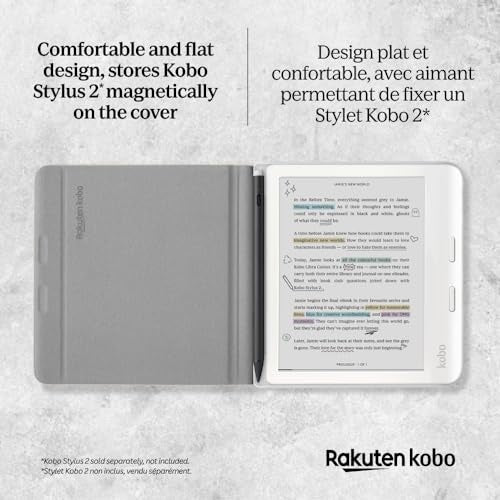 Kobo Libra Colour Notebook SlpCvr Black Kobo Libra Colour Notebook SlpCvr Black
